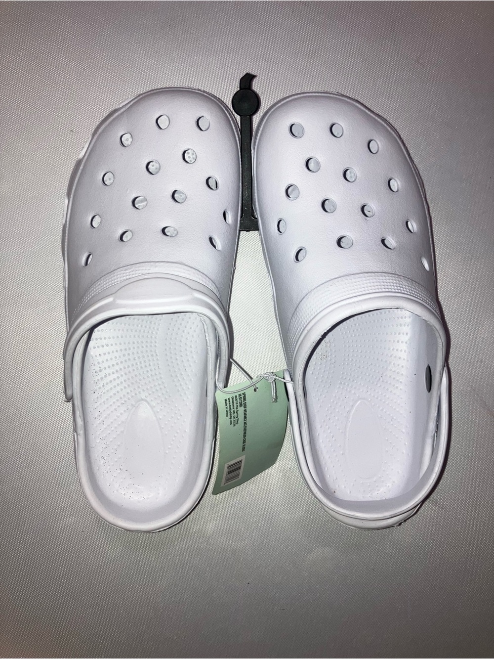 Size 7 White Clog Slip-On Shoes NWT
